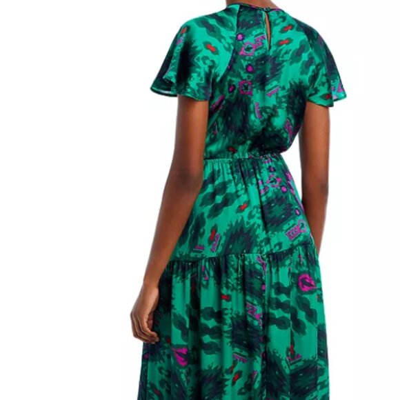 AQUA Flutter Sleeve Drawstring Waist Dress 70% off MRSP!! - Picture 3 of 3